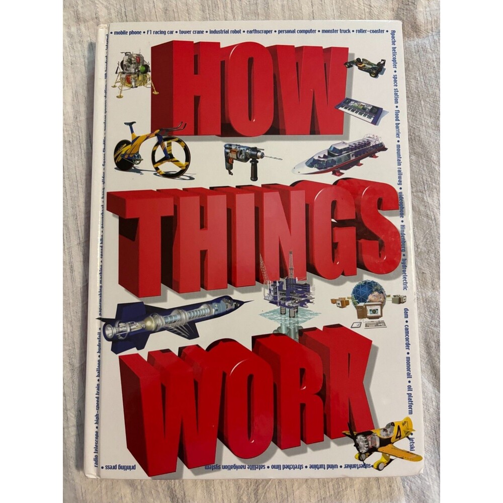How Things Work Hardcover Book Barnes & Noble 2002 Monster Machines Gadgets